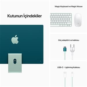 APPLE MJV83TU/A iMac M1 8C CPU 7C GPU 8 GB 256 GB SSD 24" - YEŞİL