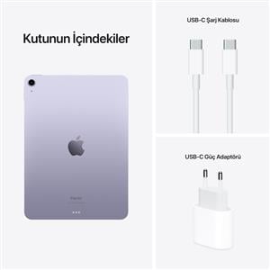 Ipad Air 5.Nesil 64GB WIFI 10.9''Liquid Retina Ekran iPadOS Tablet Purple