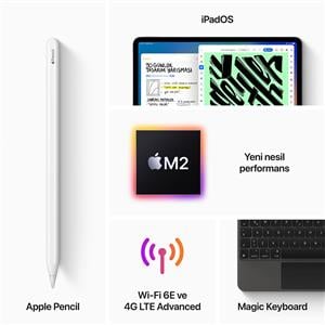 iPad Pro 4.Nesil 256GB WIFI+Cellular 11''LiquidRetinaEkran iPadOS Tablet UzayGri