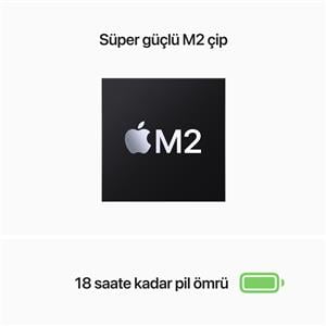 MacBook Air MLXY3TU/A M2 8Gb-256Gb Ssd-Liquid Retina-13.6inc-Gümüş