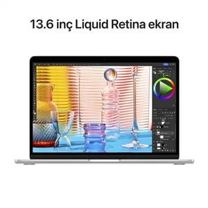 MacBook Air MLXY3TU/A M2 8Gb-256Gb Ssd-Liquid Retina-13.6inc-Gümüş