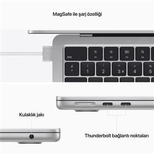 MacBook Air MLXY3TU/A M2 8Gb-256Gb Ssd-Liquid Retina-13.6inc-Gümüş