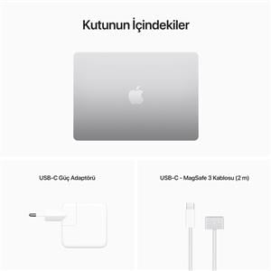 MacBook Air MLXY3TU/A M2 8Gb-256Gb Ssd-Liquid Retina-13.6inc-Gümüş