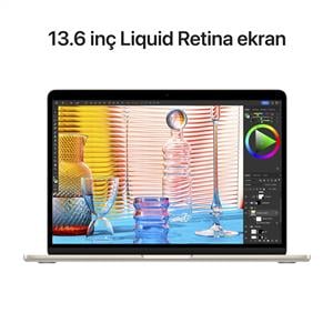 MacBook Air MLY13TU/A M2 8Gb-256Gb Ssd-Liquid Retina-13.6inc-Yıldız ışığı