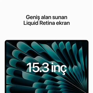 MacBook Air MQKR3TU/A M2 8Gb-256Gb Ssd-Liquid Retina-15.3inc-Gümüş