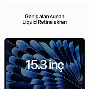 MacBook Air MQKW3TU/A M2 8Gb-256Gb Ssd-Liquid Retina-15.3inc-Gece Yarısı