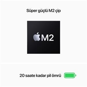 MacBook Pro MNEH3TU/A M2 8Gb-256Gb Ssd-Retina-13.3inc-Uzay Grisi