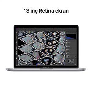 MacBook Pro MNEH3TU/A M2 8Gb-256Gb Ssd-Retina-13.3inc-Uzay Grisi