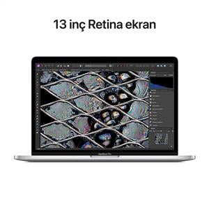 MacBook Pro MNEP3TU/A M2 8Gb-256Gb Ssd-Retina-13.3inc-Gümüş