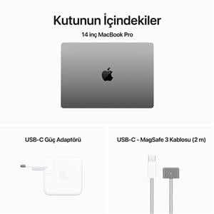 MacBook Pro MTL73TU/A M3 8Gb-1Tb Ssd-Liquid Retina-14inc-Uzay Grisi